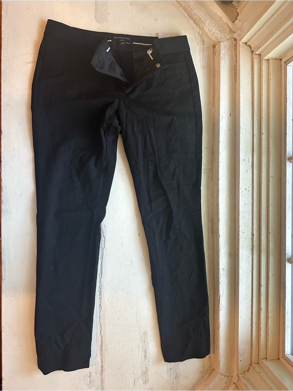 Banana Republic Black Sloan Fit Trousers